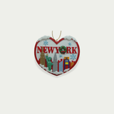 New York Glitter Ornament