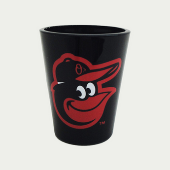 Orioles Black Shotglass
