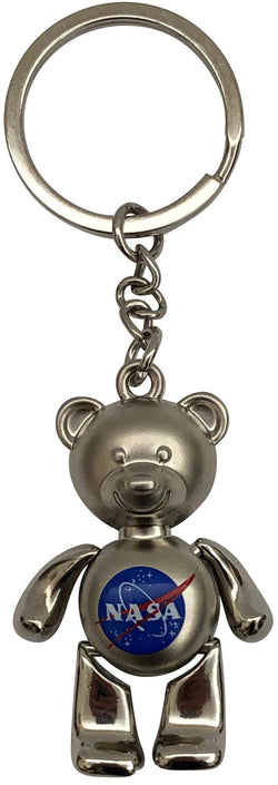 NASA Space Center Keychain Toy Bear with Logo