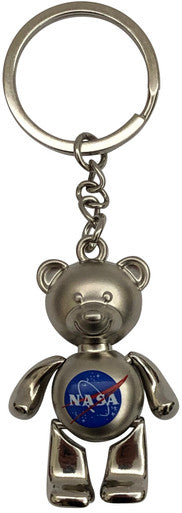 NASA Space Center Keychain Toy Bear with Logo