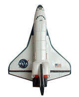 This original NASA space shuttle magnet is perfect for NASA and space enthusiasts. The space shuttle features the NASA meatball logo, and the American flag on the other side.