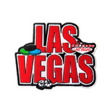 Photo shows patch that says Las Vegas in Red