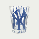 Yankees Clear Blue Striped Shotglass