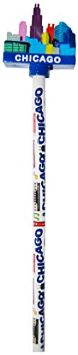 City of Chicago Skyline Topper Souvenir Pencil