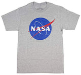 NASA Logo Gray T-Shirts (Medium, Gray)