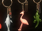Selection of Animal Keychains (Flamingo 2)