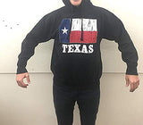 CityDreamShop State of Texas Distressed Flag Short Sleeve T-Shirt (M) Black