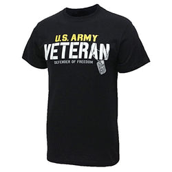 ARMY VETERAN DEFENDER TEE Black X-Large