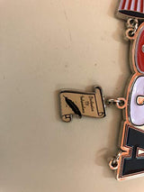 USA Patriotic American Themed Dangle Magnet- Featuring American Flag, Bald Eagle and the Declaration of Independence