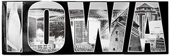 CityDreamShop Iowa City Refrigerator featuring Beautiful Scenerio & Embossed Iowa Collectible Souvenir Fridge Photo Magnet