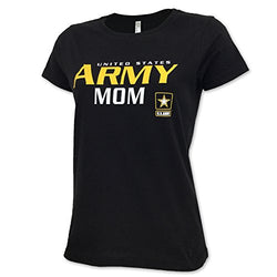 Ladies US Army Mom T-Shirt, medium, black