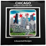 Chicago Landmark Skyline Coaster with Willis Tower Design | Coaster for Men & Women | Perfect Souvenir Gift Collection