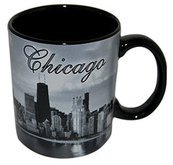 City of Chicago at Night, Skyline Coffee Mug- Made by CityDreamShop.com