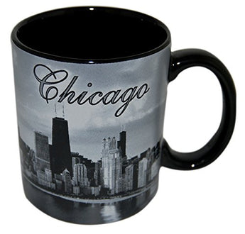 City of Chicago at Night, Skyline Coffee Mug- Made by CityDreamShop.com