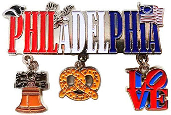 American Cities and States of Magnets (Philadelphia Magnets)