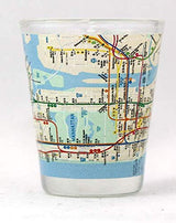 New York City Subway Map Shot Glass ctm