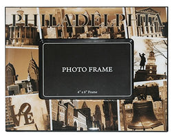 CityDreamShop Philadelphia Picture Frame - Sepia, Philadelphia Pennsylvania Picture Frames, Philadelphia Souvenirs