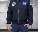 Classic NASA Patch with Hook and Loop for Team Morale (Size: 4.3"x 3.1"), Blue, Average