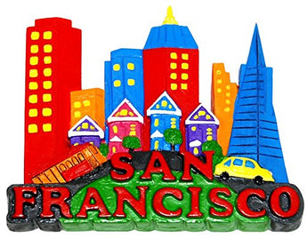 American Cities and States of Magnets (San Francisco Skyline)