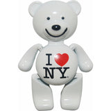 I love ny teddy bear magnet