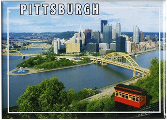 Pittsburgh Skyline Refrigerator Magnet Souvenir