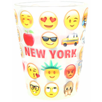 Original Emoji Shotglass with New York Personality