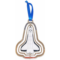 NASA rocket ship Christmas Ornament 