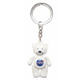 NASA Colorful Teddy Bear Keychain