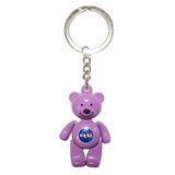 NASA Colorful Teddy Bear Keychain